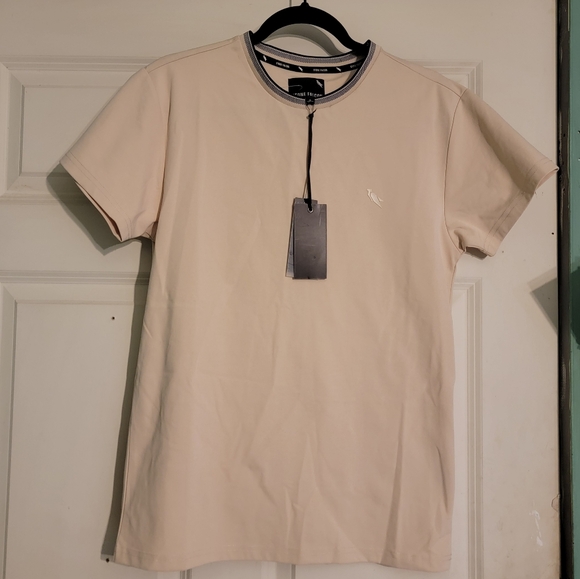 Men's Beige T-Shirt - Picture 1 of 7